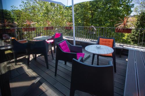 Terraza/balcón, Hostel Pekarna in Maribor