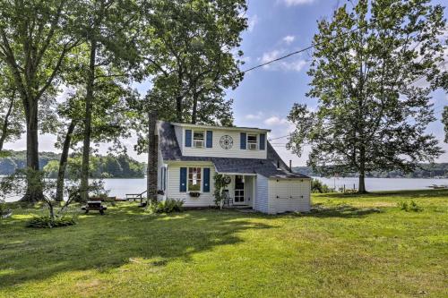 . Lakefront Cottage with Covered Porch and Dock!