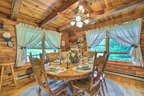 Scenic Creekside Cabin with Wraparound Porch!