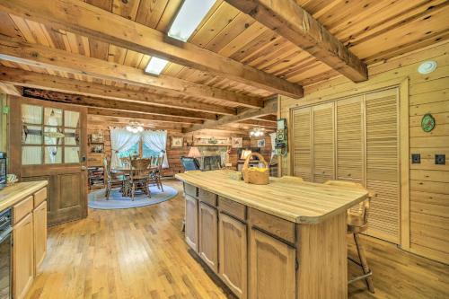 Scenic Creekside Cabin with Wraparound Porch!