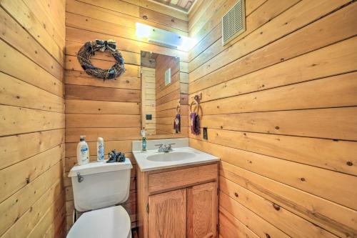 Scenic Creekside Cabin with Wraparound Porch!