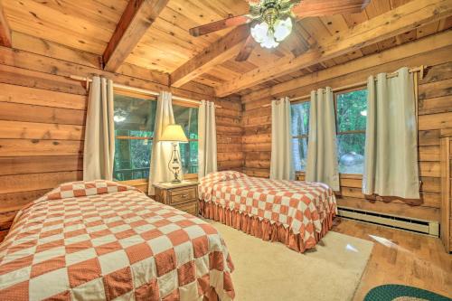 Scenic Creekside Cabin with Wraparound Porch!