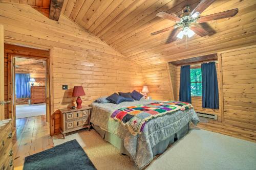 Scenic Creekside Cabin with Wraparound Porch!