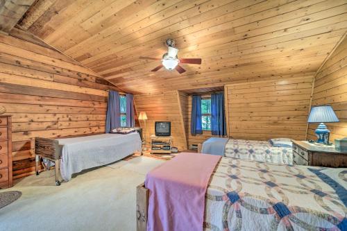 Scenic Creekside Cabin with Wraparound Porch!