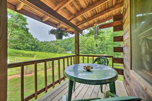 Scenic Creekside Cabin with Wraparound Porch!