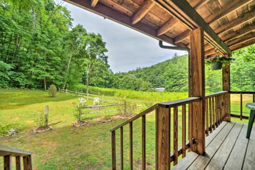 Scenic Creekside Cabin with Wraparound Porch!