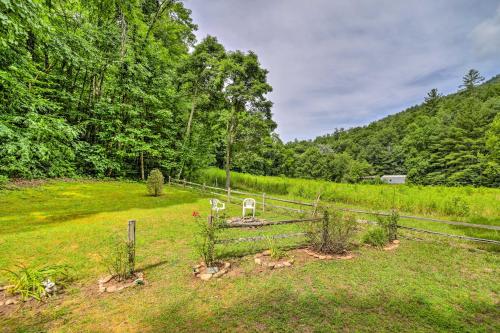 Scenic Creekside Cabin with Wraparound Porch!