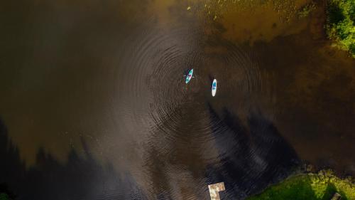 Kanoe, Le dôme des yourtes du petit ruisseau (Le dome des yourtes du petit ruisseau) in Saint-Damien (QC)