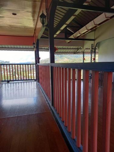 a walkway leading to a train station, Ren-Hana Kampungstay in Kinabalu National Park