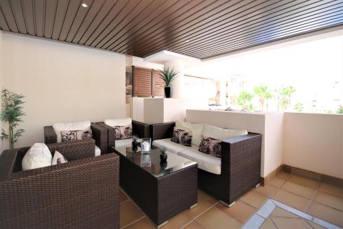 شرفة/ تراس, Estepona East Apartment DAISY in Los Granados del Mar