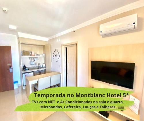 Flat equipado em Hotel 5 Estrelas