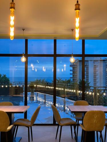A szálláshely kívülről, Hotel Biota in Kvariati