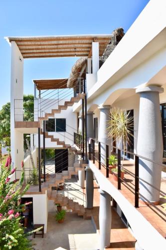 Exterior view, Carri Surf Studio in Puerto Escondido