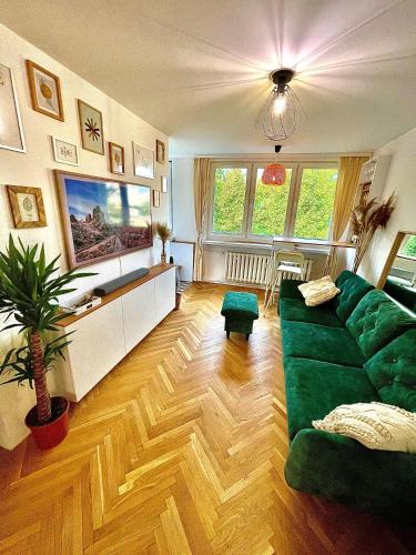 Luxurious BOHO style apartm. *HOME OFFICE* +Desk - Apartment - Katowice