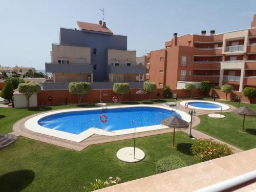 Ground floor apartment with private terrace and community pool