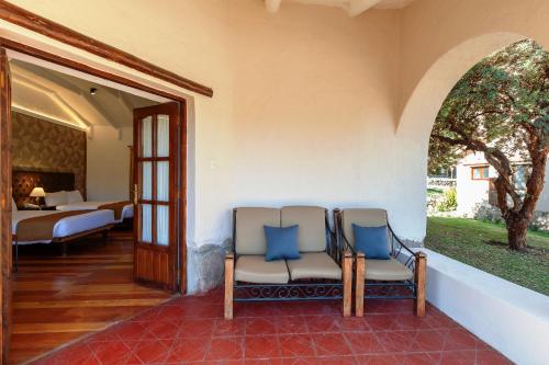 ระเบียง/ชานเรือน, อินติ ปุงกู บาเย ซากราโด โฮเทล (Inti Punku Valle Sagrado Hotel) in อูรูบัมบ้า