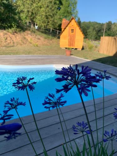 Lodges Insolite avec piscine Au Bonheur Comtois