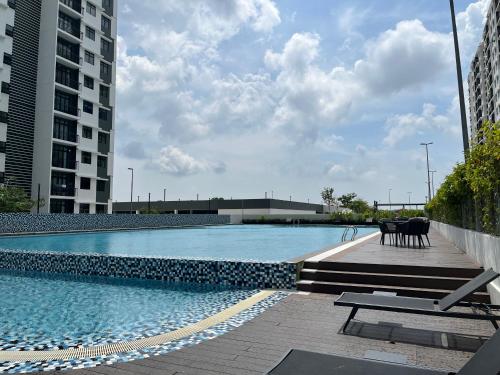 Swimming pool, Desaru Johor by Glex in Bandar Penawar