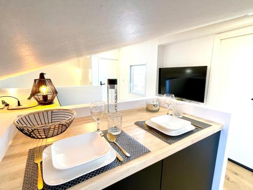 Studio Climatisé sous les Toits à 100m de la place du Capitole, Tolosa (foto 8)