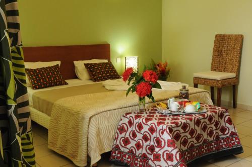 1 double bed