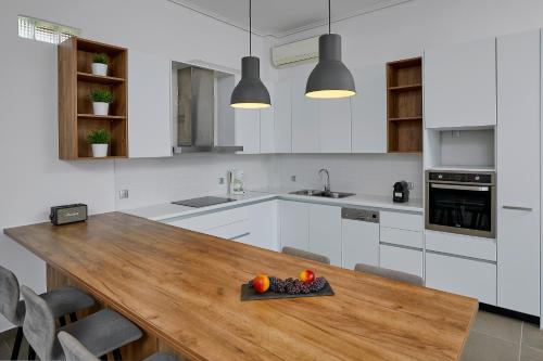 廚房, Mare Suites in 萊查伊奧