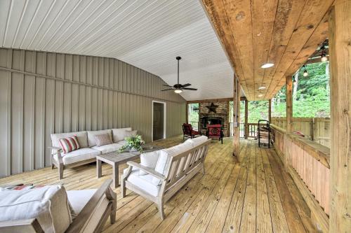 Blairsville Tiny Home with Covered Furnished Deck!