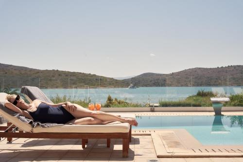 Elounda Seafront Villa, Private Heated Pool & Sea View