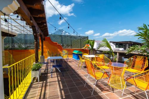 ระเบียง/ชานเรือน, Why Not Hotel in แอนติกัว กัวเตมาลา