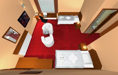 2 twin beds