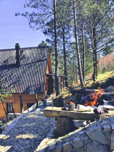 Viesnīcas āriene, Cabin Rujište (Cabin Rujiste) in Humilišani