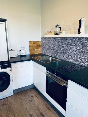 Konyha, Nyibaer studio apartment in Selfoss