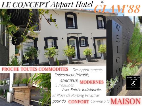 Appart Hotel GLAM88 Suites avec SPA et Sauna Privatif