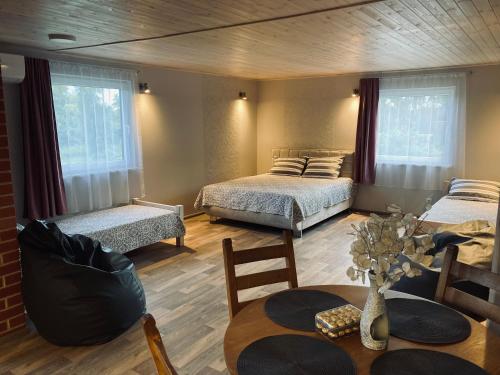 Kamar tidur, Lotes apartamenti in Kuldiga