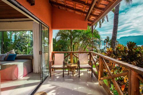 شرفة/ تراس, Pousada Altamira in Praia do Pereque