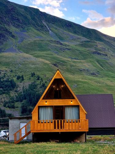 Mountain hut in Kazbegi