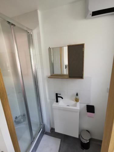 Bathroom, Superbe appartement Montpellier 8 personnes 2 chambres 2 salles de bain Wifi Netflix et parking grat in Figuerolles