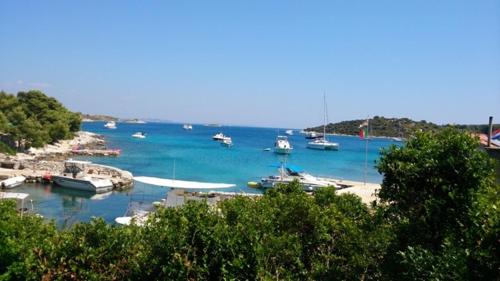 pludmale, Secluded fisherman's cottage Cove Dragisina, Kornati - 12150 in Žut