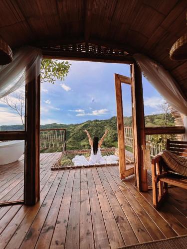 Balkons/terase, Montelena Glamping in Nocaima