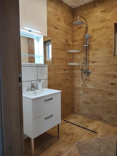 Vannituba, Apartament Domowe Zacisze 1 in Choczewo