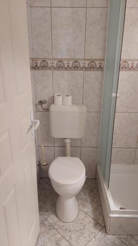 Bathroom, David Apartman in Gyula