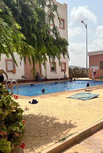 수영장, maison du bonheur en bord de mer avec piscine in 사이디아
