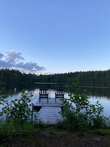 A Unique cottage in a pine forest by the lake