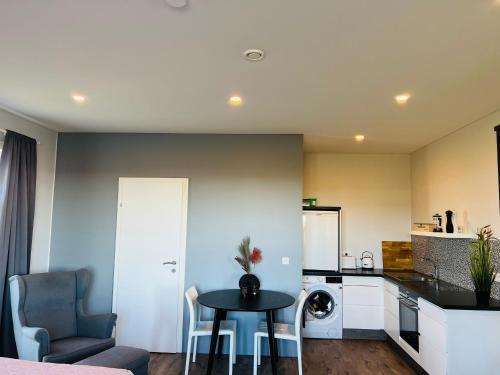 Konyha, Nyibaer studio apartment in Selfoss