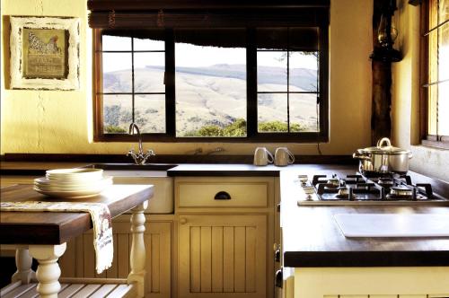 virtuve, Caracal Lodge in Houtboschoek