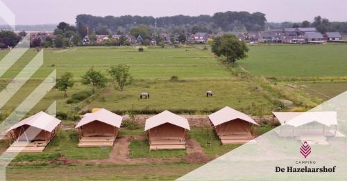 De Hazelaarshof Luxe glampingtent bij natuurgebied De Millingerwaard