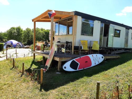 Rozkoš beach mobilheim (Rozkos beach mobilheim) in Velká Jesenice