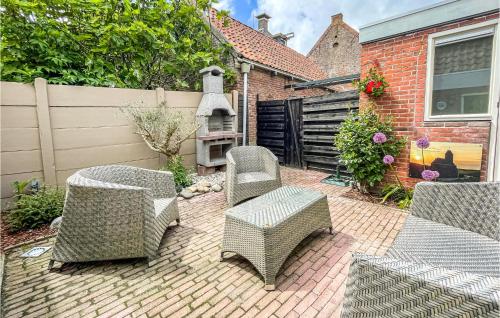  Nice Home In Wierum With Kitchen in Wierum