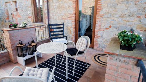 Балкон, I Salici Agriturismo in Пергіне Вальдарно