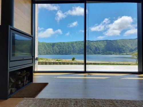 ทัศนียภาพ, Sete Cidades Lake Cabin - Casa da Lagoa in อาร์ริเฟส