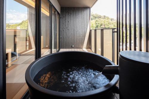 Open air bath, Soki Atami in Atami